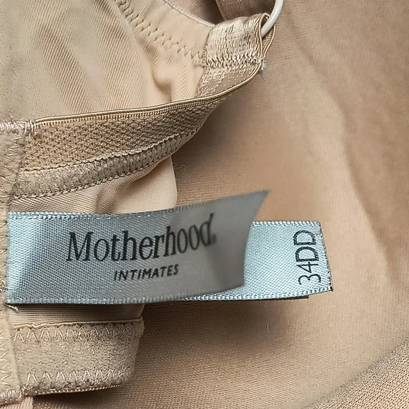 Motherhood Classic Beige Bra 34DD Nursing Lining - Picture 6 of 9